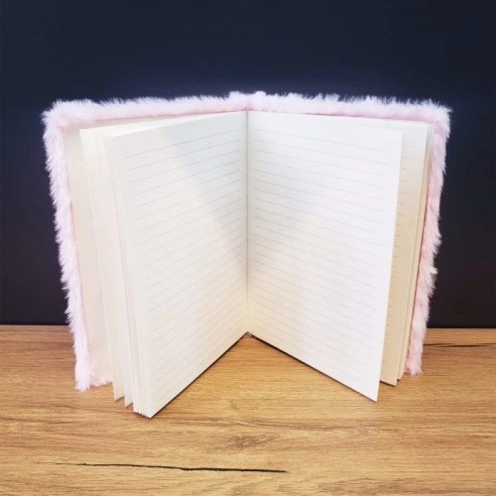 Hubrendy Emin Kalpli Peluş Kapaklı Defter Hediyelik
