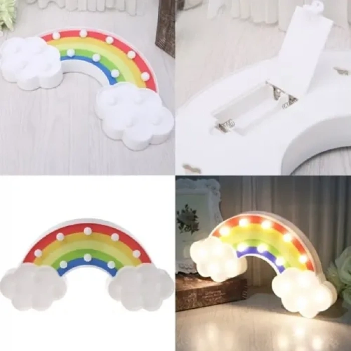 Hubrendy Emin Led Işıklı Gökkuşağı Gece Lambası