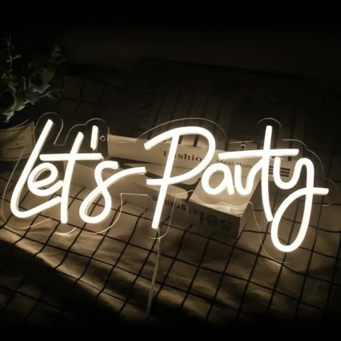 Hubrendy Emin Lets Party Neon Led Tabela