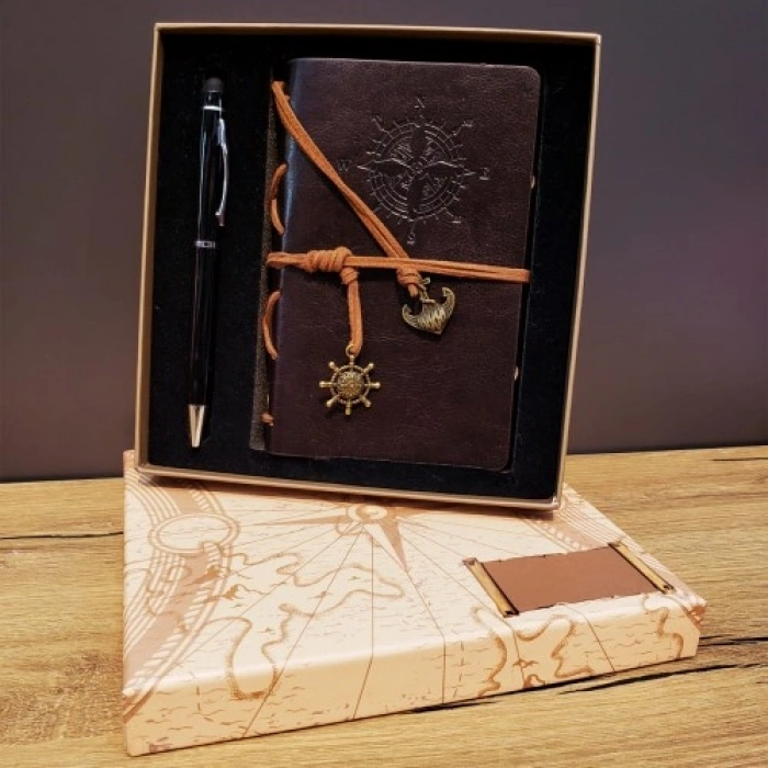 Hubrendy Emin Öğretmene Hediye Defter Kalem Seti