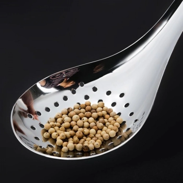 Hubrendy Emin Paslanmaz Çelik Süzgeçli Kepçe (Kevgir)