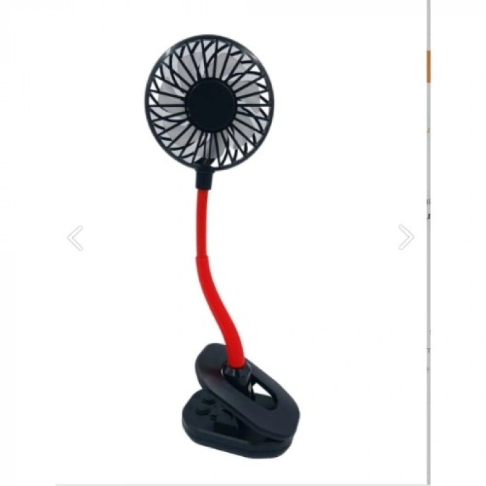 Hubrendy Emin Portatif Işıklı Mini Klipsli Fan