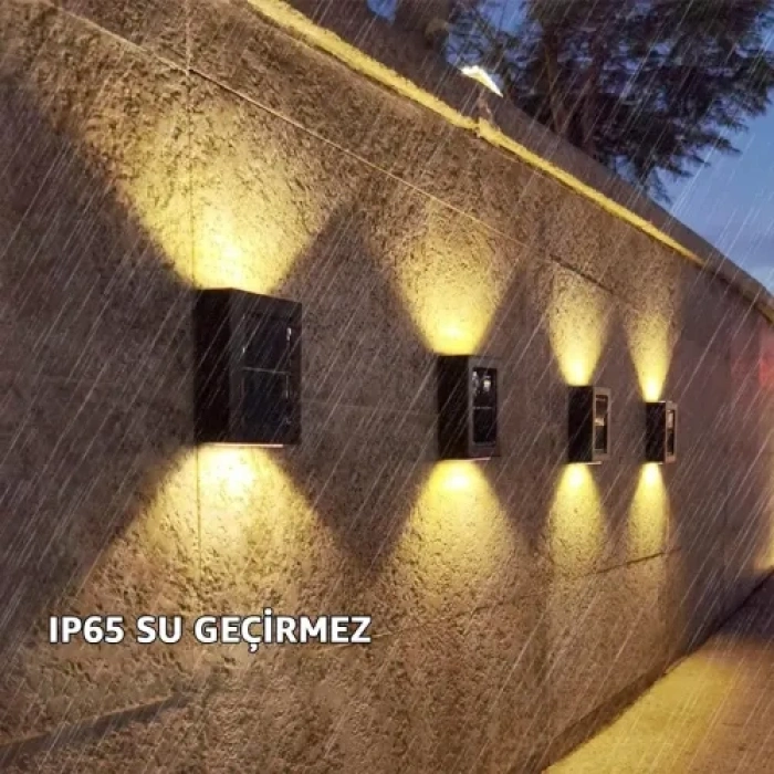 Hubrendy Emin Solar 4 Ledli 11cm Duvar Aydınlatması