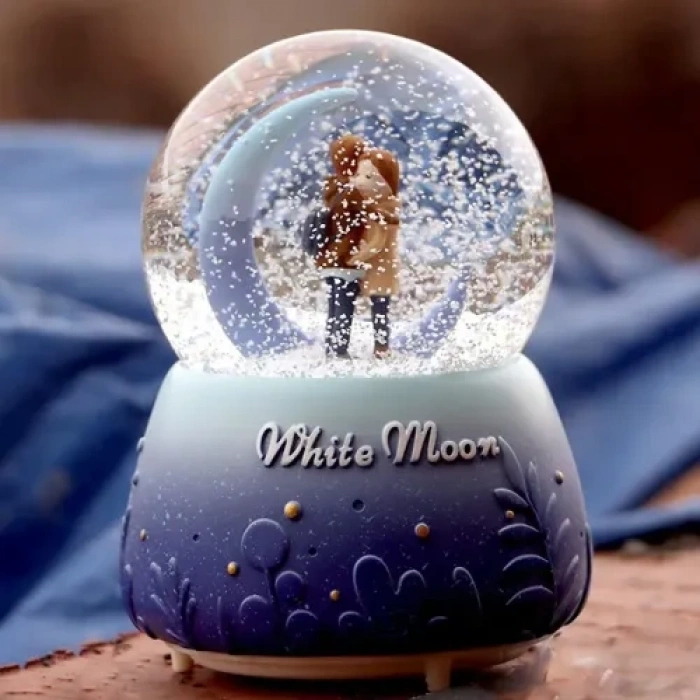 Hubrendy Emin White Moon Kar Küresi Orta Boy