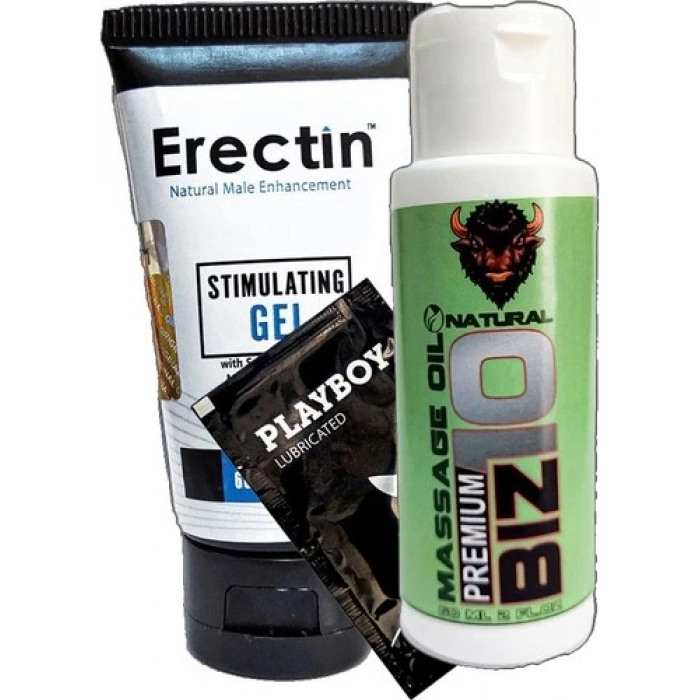 Hubrendy Bez Erectin Bizon Masaj Yağı 60 ml - Erectin Gel 60 ml