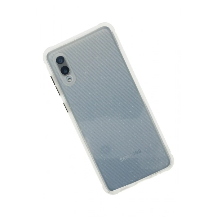 Hubrendy Bez Samsung Galaxy A02 Kılıf Miami Şeffaf Silikon - Şeffaf