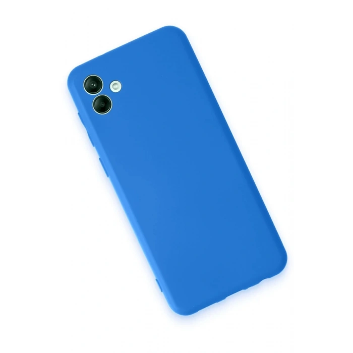 Hubrendy Bez Samsung Galaxy A04 Kılıf First Silikon - Mavi
