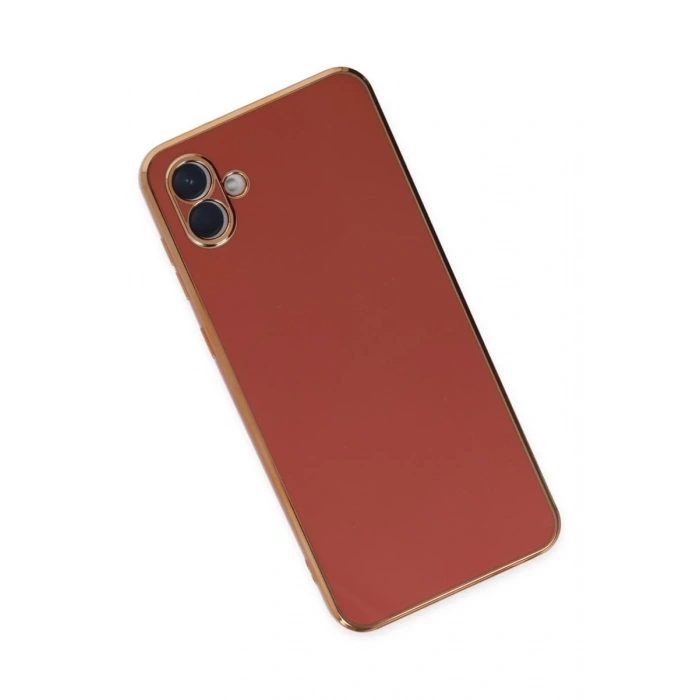 Hubrendy Bez Samsung Galaxy A04 Kılıf Volet Silikon - Kırmızı