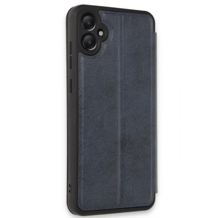 Hubrendy Bez Samsung Galaxy A05 Kılıf Flip Cover - Lacivert