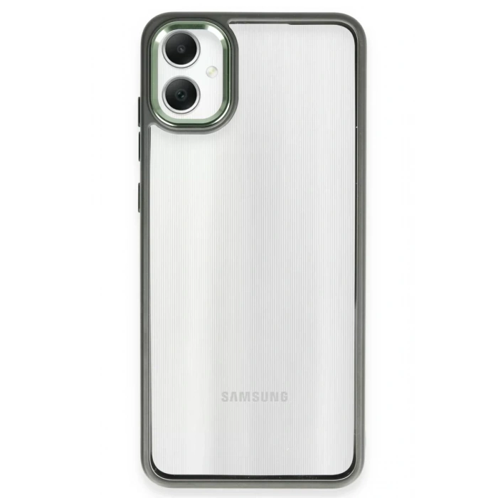 Hubrendy Bez Samsung Galaxy A05 Kılıf Power Silikon - Koyu Yeşil