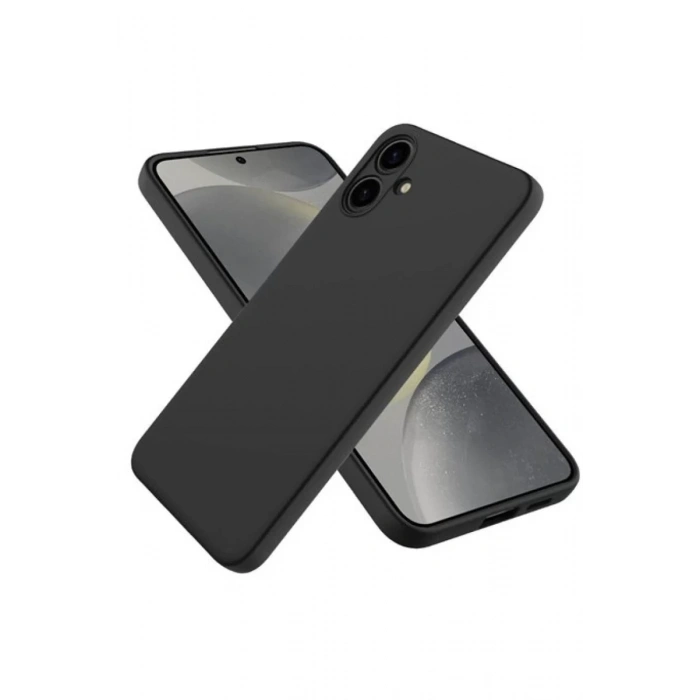 Hubrendy Bez Samsung Galaxy A06 Kılıf First Silikon - Siyah