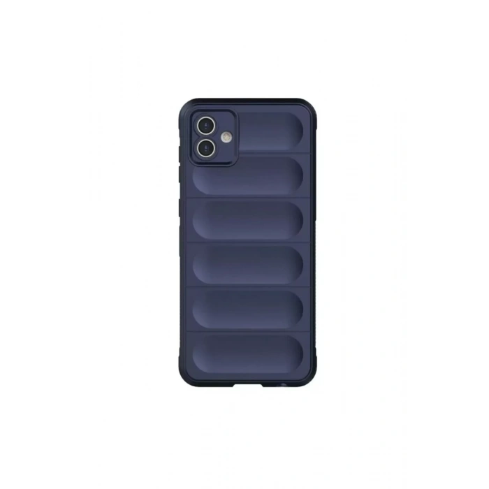 Hubrendy Bez Samsung Galaxy A06 Kılıf Optimum Silikon - Lacivert