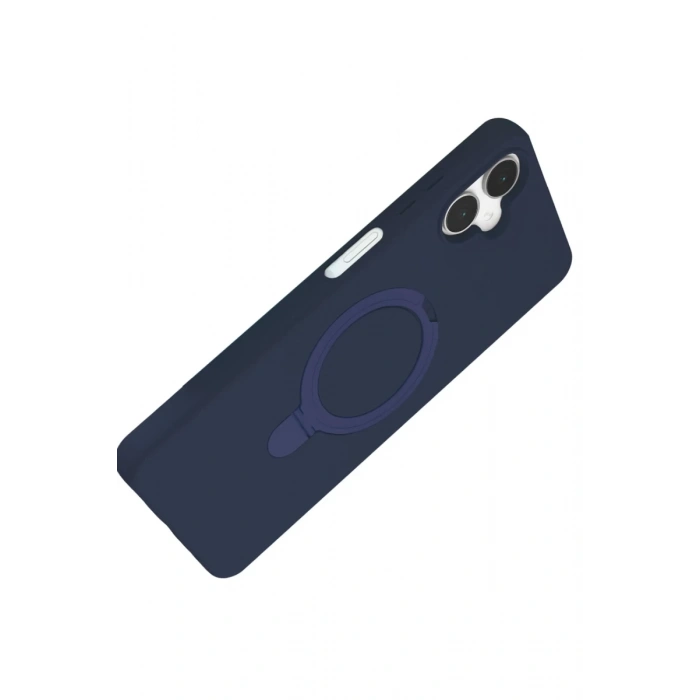 Hubrendy Bez Samsung Galaxy A06 Regal Magsafe Standlı Kapak - Lacivert