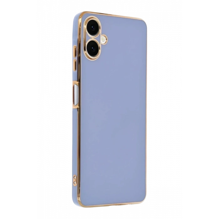 Hubrendy Bez Samsung Galaxy A07 4G Volet Silikon - Mavi