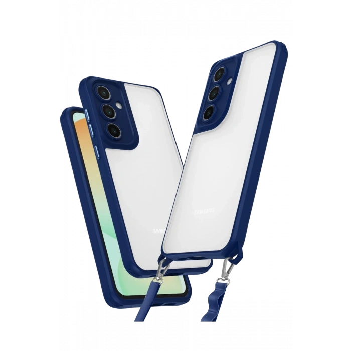 Hubrendy Bez Samsung Galaxy A14 4G Kılıf Penta Silikon Kılıf - Lacivert