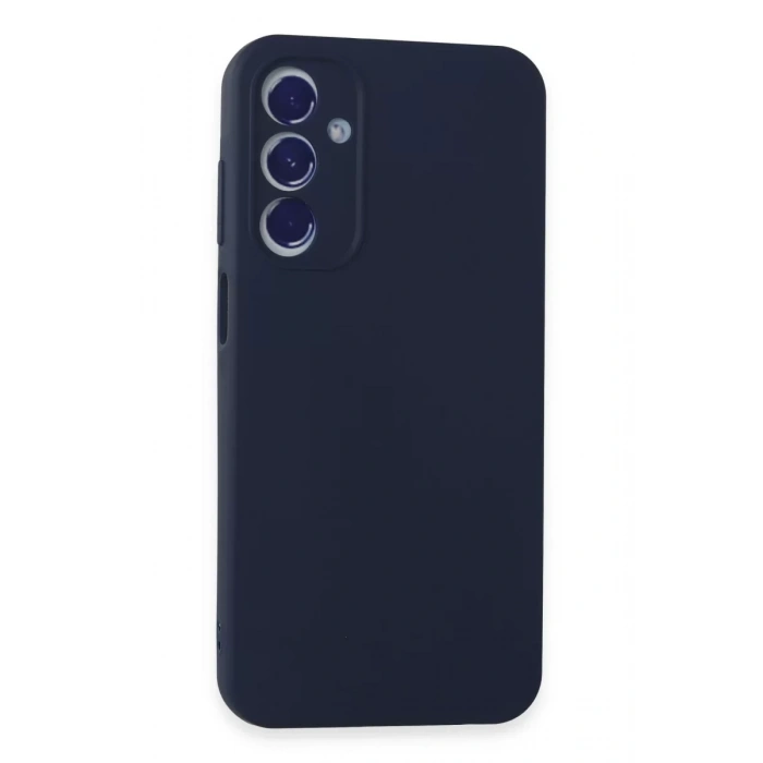 Hubrendy Bez Samsung Galaxy A15 4G Kılıf First Silikon - Lacivert
