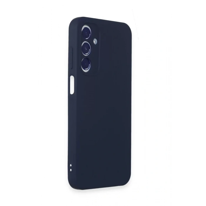 Hubrendy Bez Samsung Galaxy A15 4G Kılıf First Silikon - Lacivert
