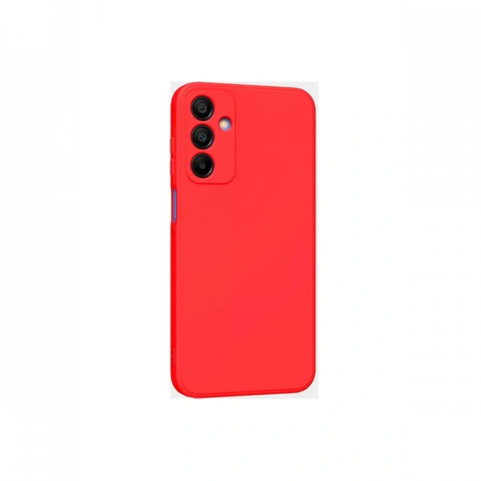 Hubrendy Bez Samsung Galaxy A25 5G Kılıf First Silikon - Kırmızı