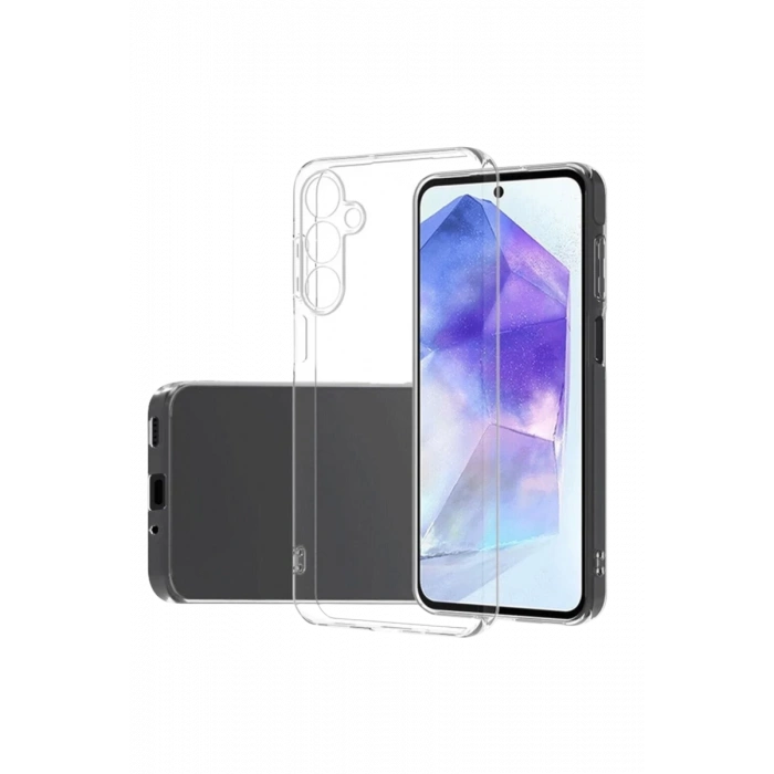 Hubrendy Bez Samsung Galaxy A26 Kılıf Lüx Şeffaf Silikon