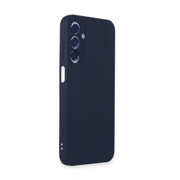 Hubrendy Bez Samsung Galaxy A35 5G Kılıf First Silikon - Lacivert