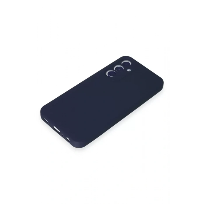 Hubrendy Bez Samsung Galaxy A35 5G Kılıf First Silikon - Lacivert