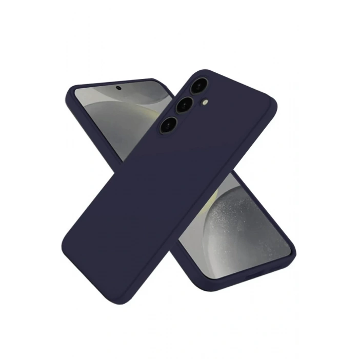 Hubrendy Bez Samsung Galaxy A56 Kılıf First Silikon - Lacivert