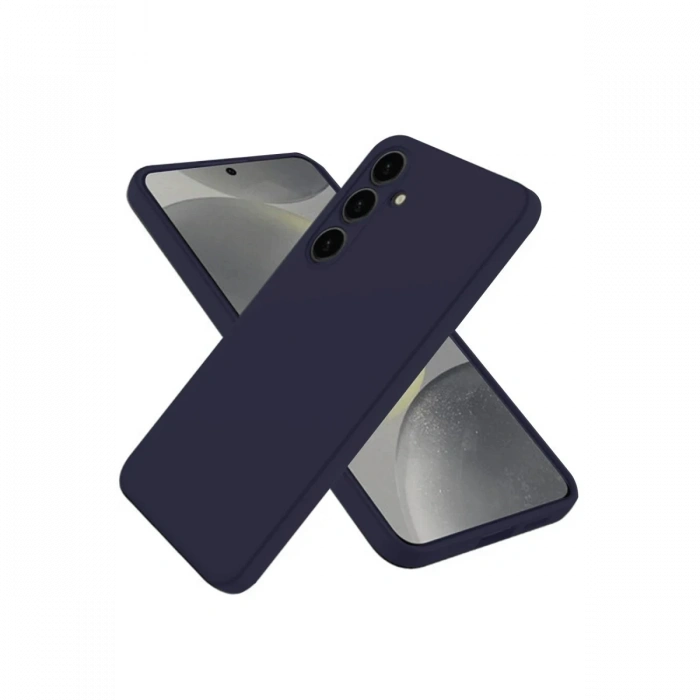 Hubrendy Bez Samsung Galaxy A56 Kılıf First Silikon - Lacivert