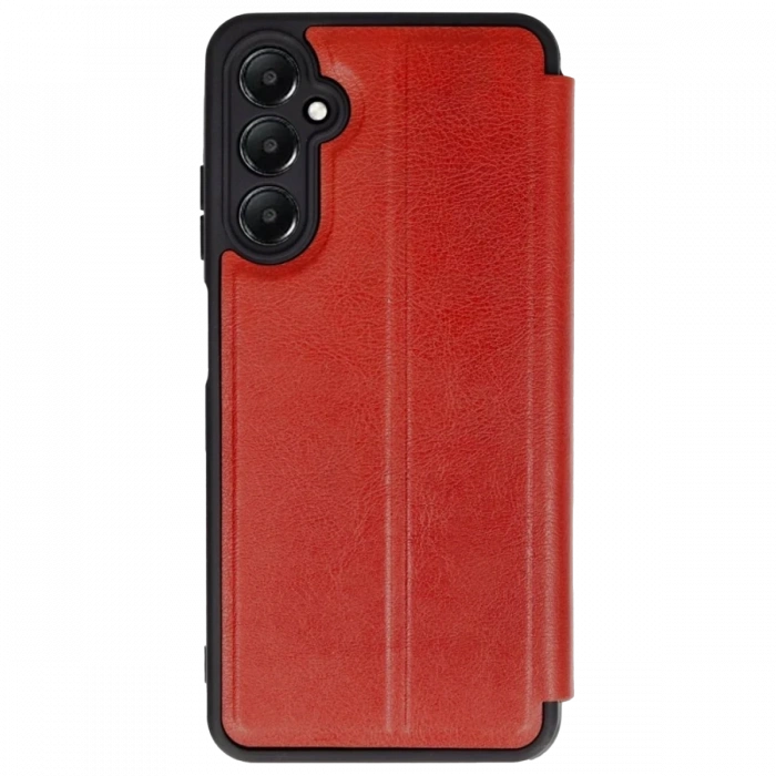 Hubrendy Bez Samsung Galaxy A56 Kılıf Flip Cover - Kırmızı