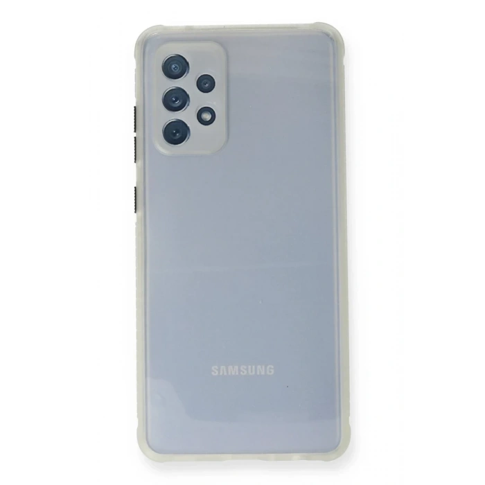 Hubrendy Bez Samsung Galaxy A72 Kılıf Miami Şeffaf Silikon - Şeffaf