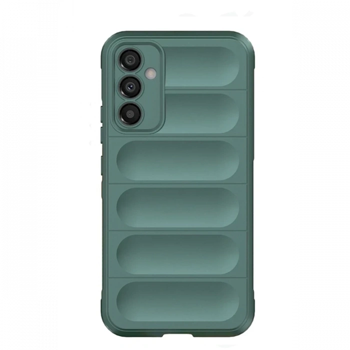 Hubrendy Bez Samsung Galaxy M14 5G Kılıf Optimum Silikon - Koyu Yeşil