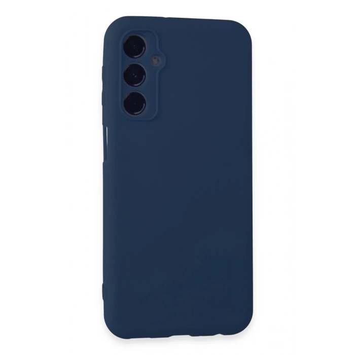 Hubrendy Bez Samsung Galaxy M34 5G Kılıf First Silikon - Lacivert