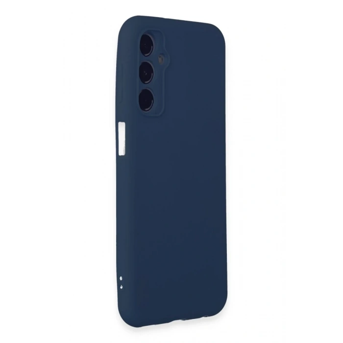 Hubrendy Bez Samsung Galaxy M34 5G Kılıf First Silikon - Lacivert