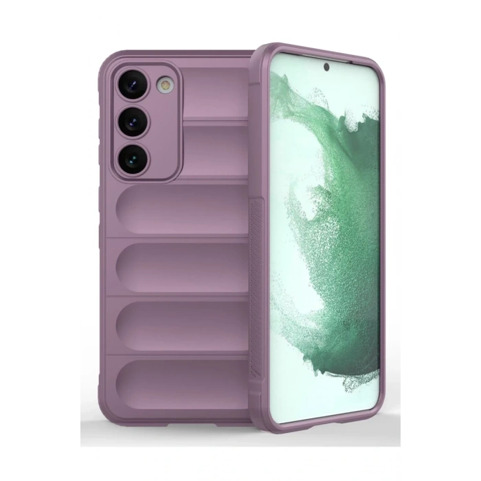 Hubrendy Bez Samsung Galaxy S23 Plus Kılıf Optimum Silikon - Mor