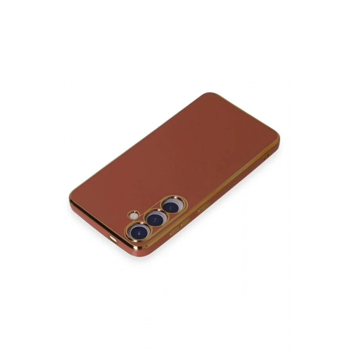 Hubrendy Bez Samsung Galaxy S24 Kılıf Volet Silikon - Kırmızı