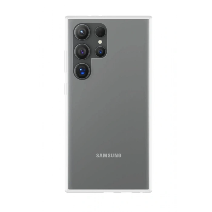 Hubrendy Bez Samsung Galaxy S24 Ultra Kılıf Lüx Şeffaf Silikon