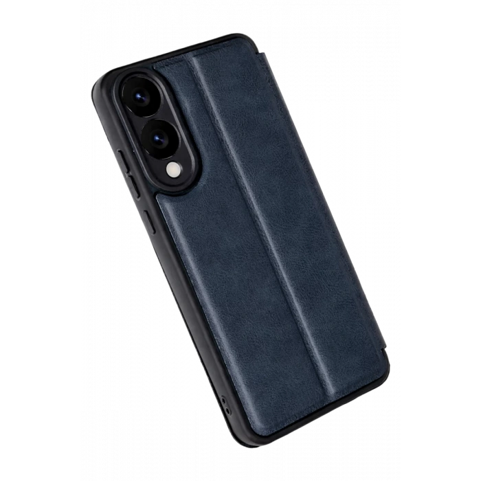 Hubrendy Bez Samsung Galaxy S25 Edge Flip Cover - Lacivert