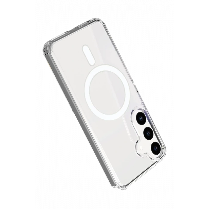 Hubrendy Bez Samsung Galaxy S26 Plus Magneticsafe Şeffaf Silikon - Şeffaf