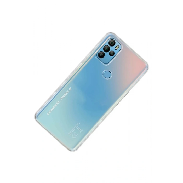 Hubrendy Bez General Mobile GM 21 Pro Kılıf Lüx Şeffaf Silikon
