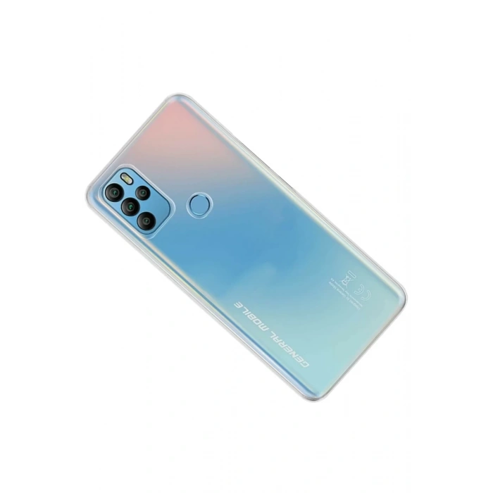 Hubrendy Bez General Mobile GM 21 Pro Kılıf Lüx Şeffaf Silikon