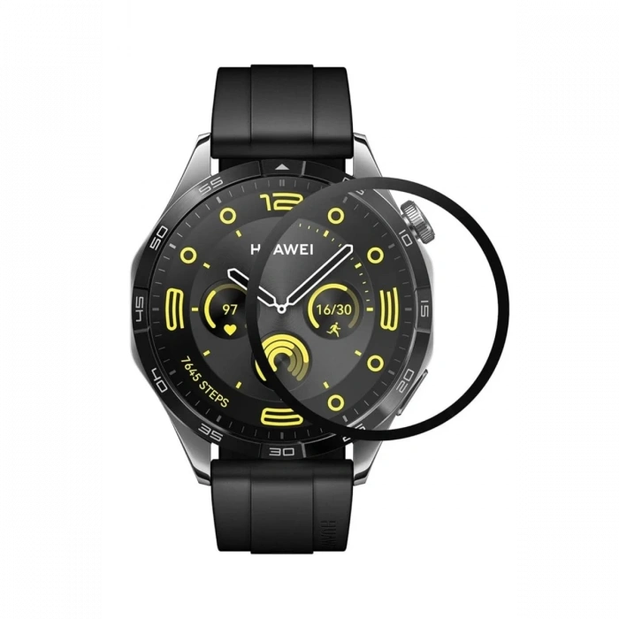 Hubrendy Bez Huawei GT4 41mm 18mm Polymer Nano Ekran Koruyucu - Şeffaf