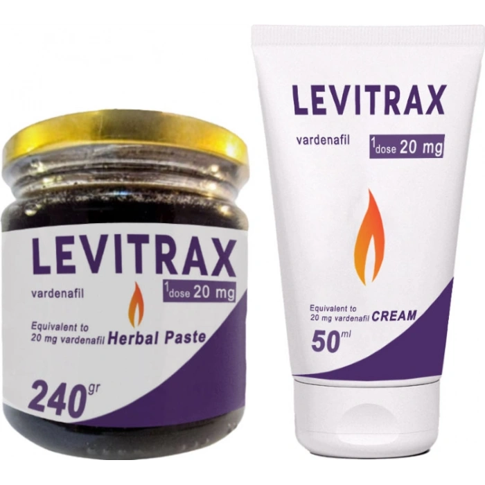 Hubrendy Bez Helsol Levitrax Macun 240GR + Levitrax 50 ml Krem: Erkeklerin Performanslarına Özel Set