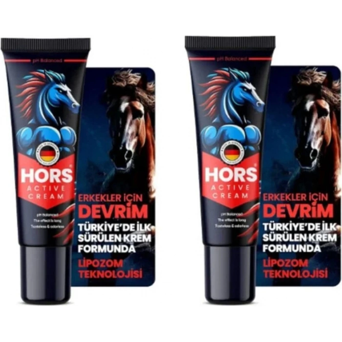 Hubrendy Bez Hors Active Cream Erkekler İçin Krem 50 ml - 2 Adet