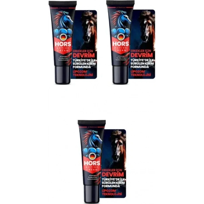 Hubrendy Bez Hors Active Cream Krem 50  ml x 3 Adet