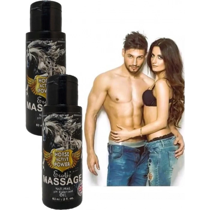 Hubrendy Bez Hors Active Power Vücut Bakım Masaj Yağı 60 ml 2 Adet