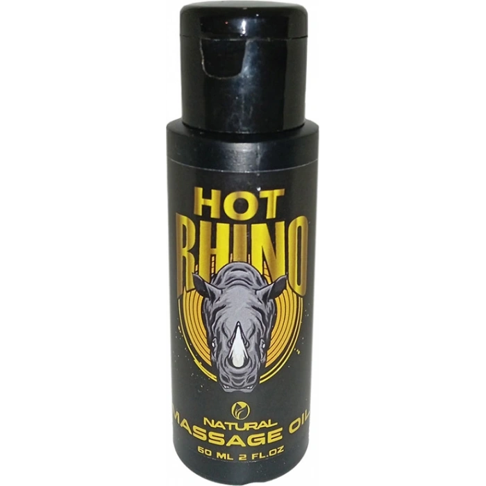 Hubrendy Bez Hot Rhino 2 Adet Bay Bayan Masaj Yağı 60 ml