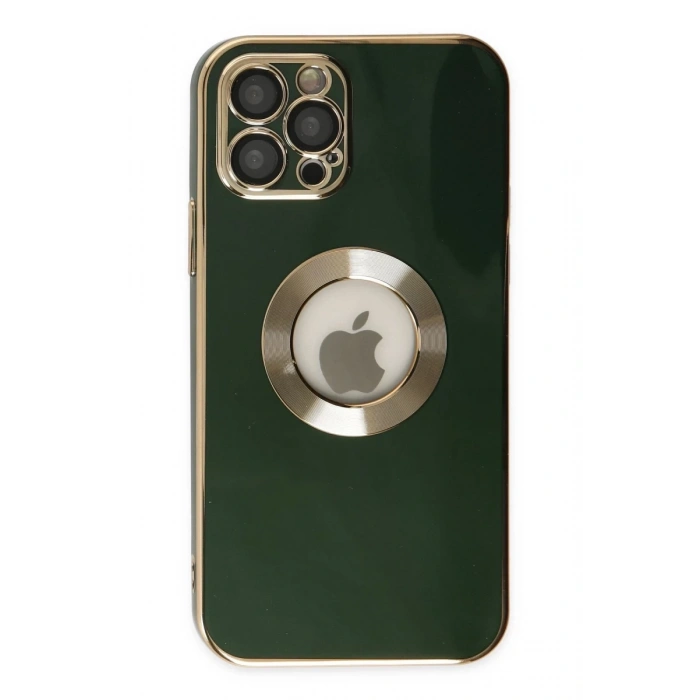 Hubrendy Bez Apple iPhone 12 Pro Max Kılıf Store Silikon - Yeşil