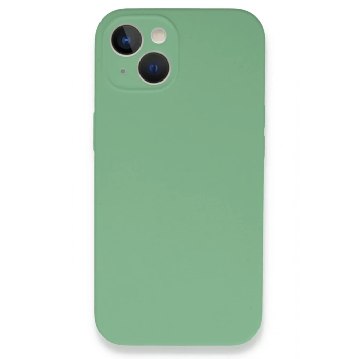 Hubrendy Bez Apple iPhone 13 Mini Kılıf Lansman Legant Silikon - Yeşil