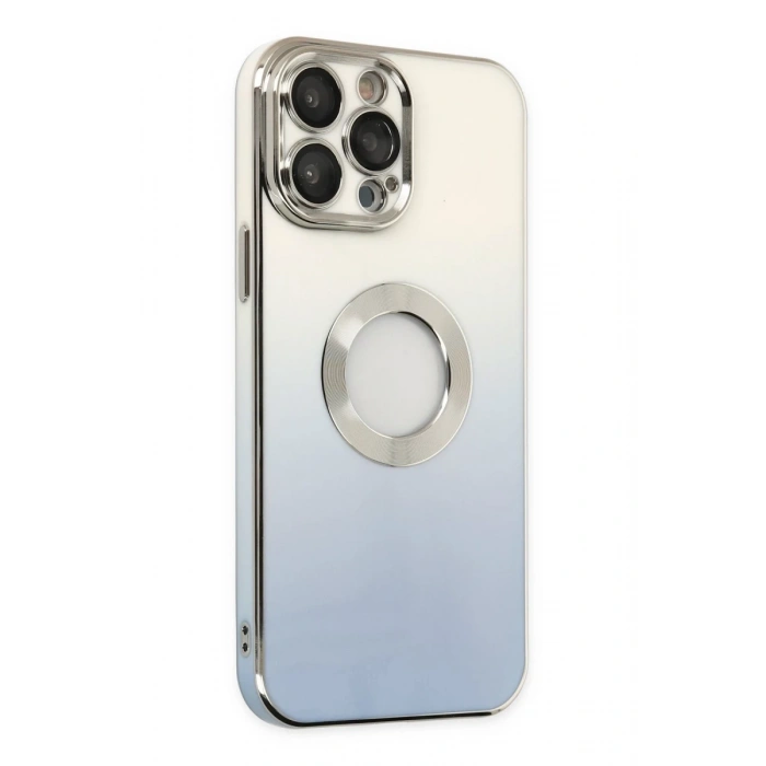 Hubrendy Bez Apple iPhone 13 Pro Kılıf Best Silikon - Mavi