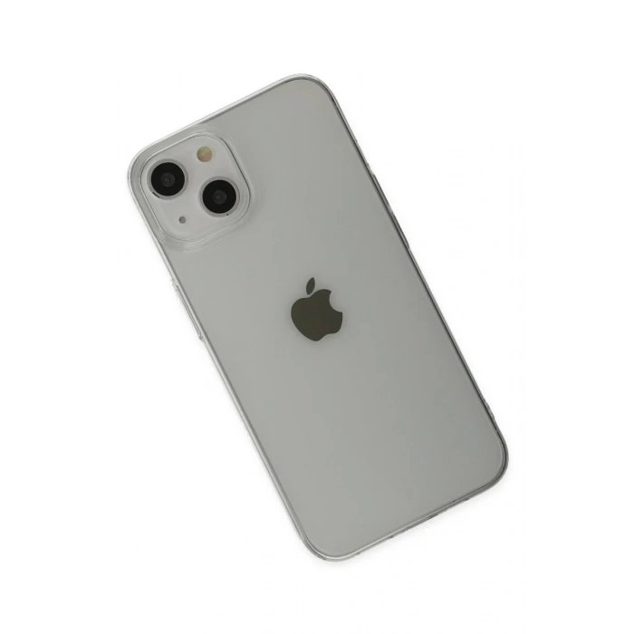 Hubrendy Bez Apple iPhone 14 Plus Kılıf Pc Sert Şeffaf Kapak - Şeffaf