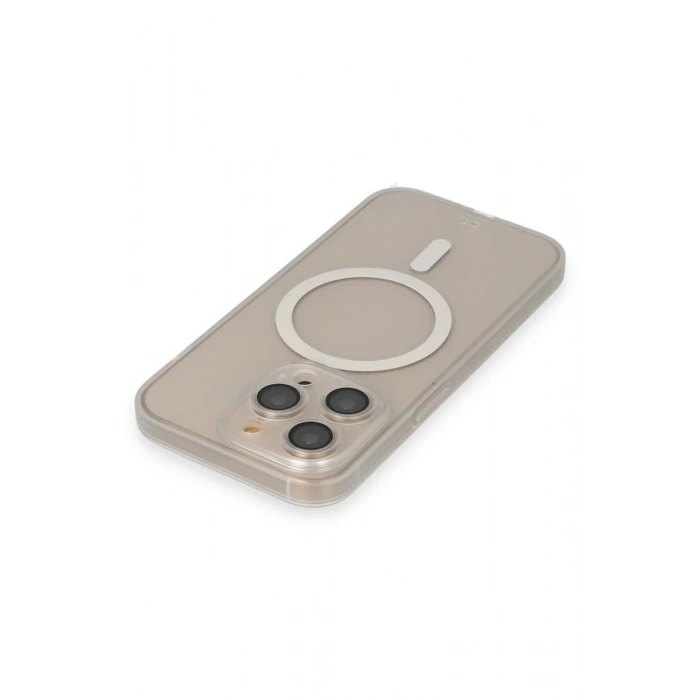 Hubrendy Bez Apple iPhone 14 Pro Kılıf Grand Magneticsafe Kapak - Şeffaf